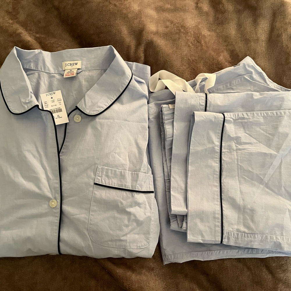 J.Crew matching long sleeve/pant pajama set